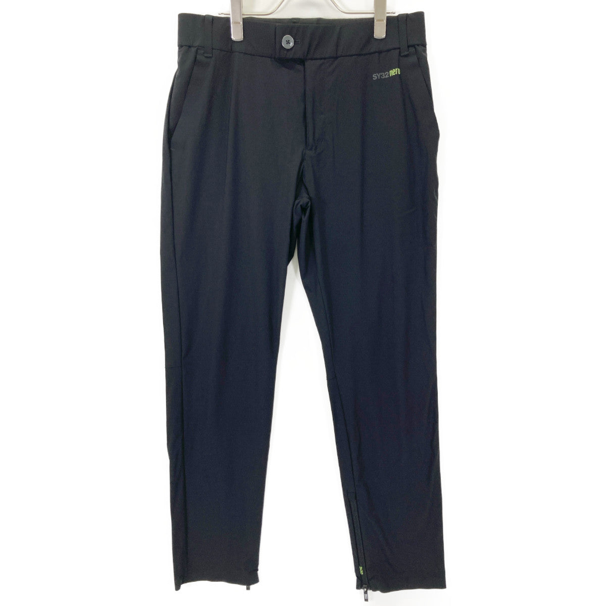 SY32 by SWEET YEARS エスワイサーティトゥーバイスウィートイヤーズ ブラック NERO02303 REVOLUTIONAL STRETCH PANTS ボトムス XL