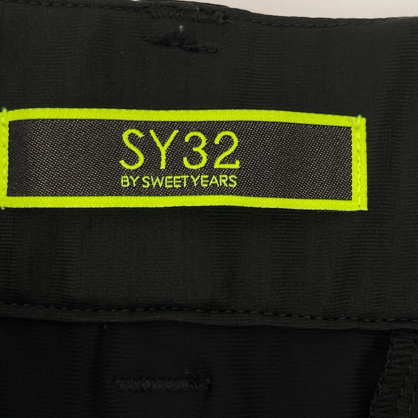 SY32 by SWEET YEARS エスワイサーティトゥーバイスウィートイヤーズ ブラック NERO02303 REVOLUTIONAL STRETCH PANTS ボトムス XL