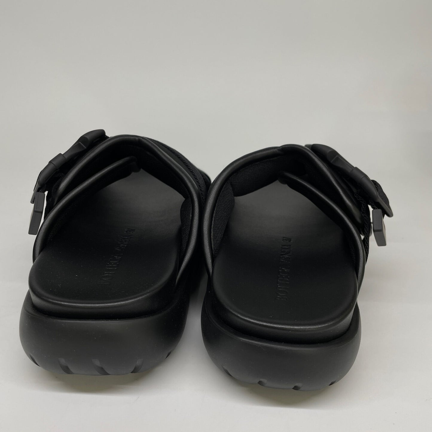 BOTTEGA VENETA ボッテガヴェネタ 【新品同様】754358 V3C41 1000 SNAP SANDAL スナップ スライド サンダル シューズ 37