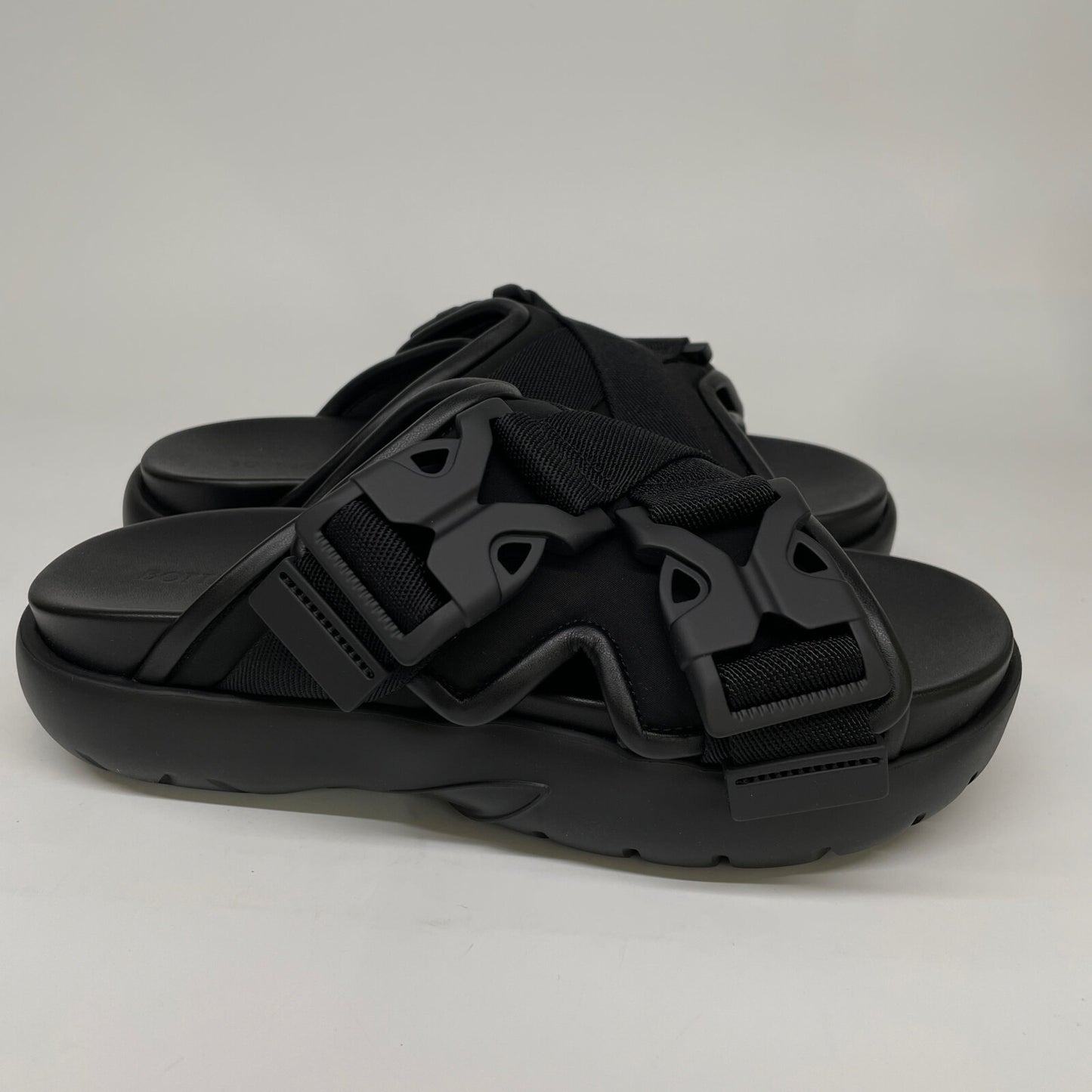 BOTTEGA VENETA ボッテガヴェネタ 【新品同様】754358 V3C41 1000 SNAP SANDAL スナップ スライド サンダル シューズ 37