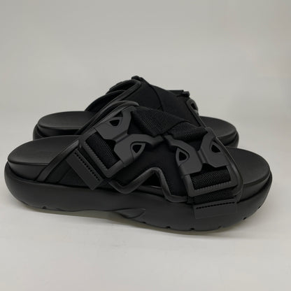 BOTTEGA VENETA ボッテガヴェネタ 【新品同様】754358 V3C41 1000 SNAP SANDAL スナップ スライド サンダル シューズ 37