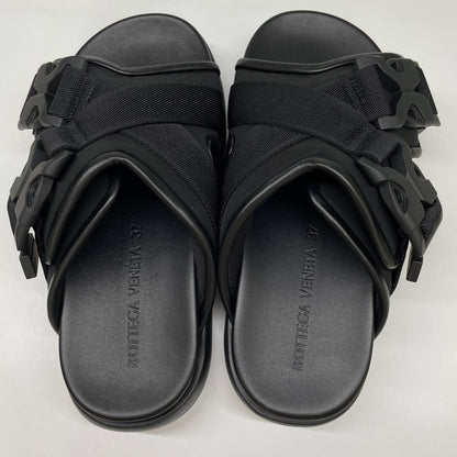 BOTTEGA VENETA ボッテガヴェネタ 【新品同様】754358 V3C41 1000 SNAP SANDAL スナップ スライド サンダル シューズ 37