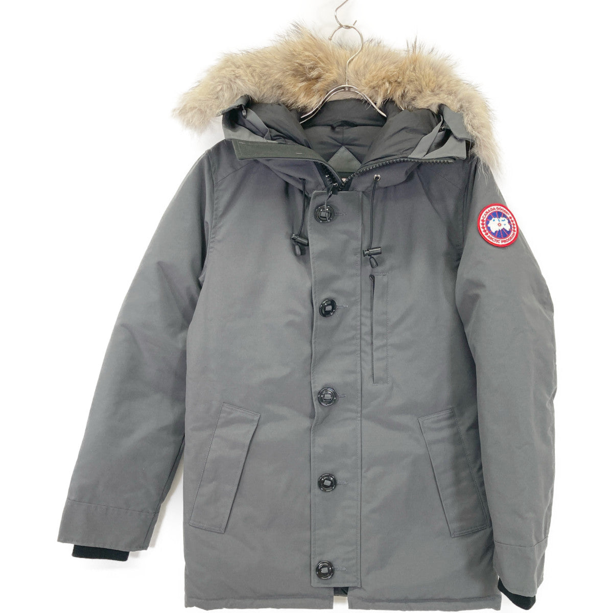 CANADA GOOSE カナダグース ｸﾞﾚｰ 3426MA ｼｬﾄｰ ﾌｭｰｼﾞｮﾝﾌｨｯﾄ ﾀﾞｳﾝｼﾞｬｹｯﾄ ジャケット S