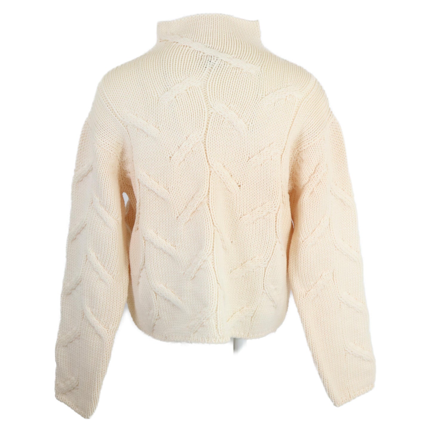 CHANEL シャネル 【美品/国内正規】99A P13656V00633 ケーブル タートルネック ニットセーター/ トップス 38