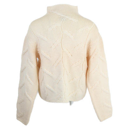 CHANEL シャネル 【美品/国内正規】99A P13656V00633 ケーブル タートルネック ニットセーター/ トップス 38