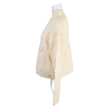 CHANEL シャネル 【美品/国内正規】99A P13656V00633 ケーブル タートルネック ニットセーター/ トップス 38