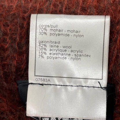 CHANEL シャネル 【国内正規】98A P11638W02445 ココマークプレート モヘア ローゲージ タートルニットセーター/ トップス 38