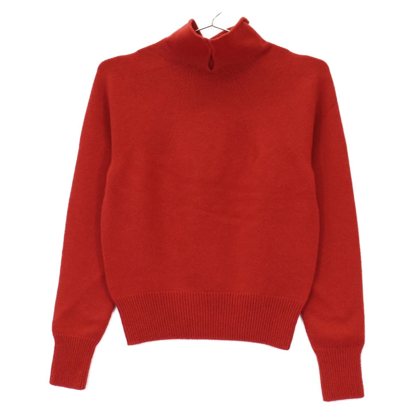 CHANEL シャネル レッド 00A P16084V00791 カシミヤ ハイネックニット トップス 38