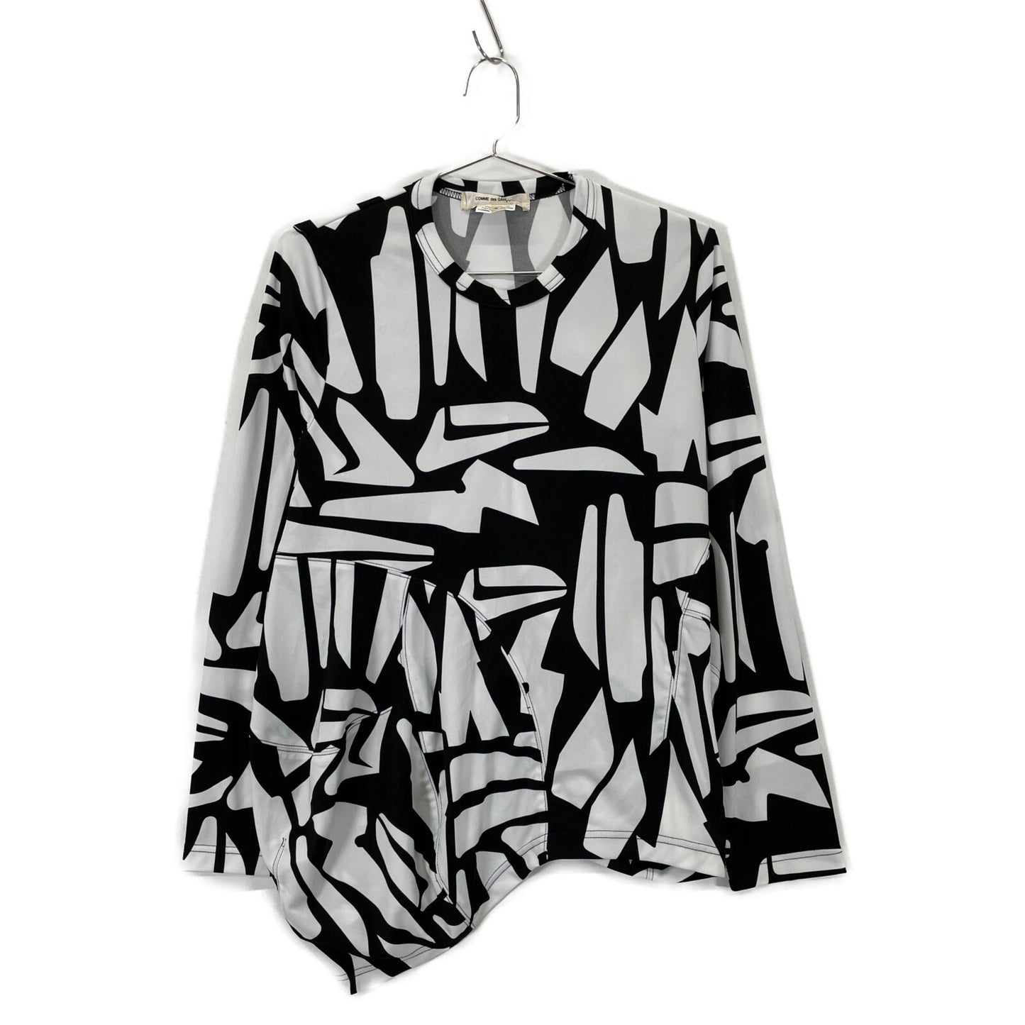 COMMEdesGARCONS コムデギャルソン ブラック/ホワイト 22AW GJ-T013 トップス トップス S