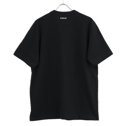 sacai サカイ ﾌﾞﾗｯｸ 24-0894S ｸﾞﾗﾌｨｯｸｴﾝﾌﾞﾛｲﾀﾞﾘｰ Tｼｬﾂ トップス 5