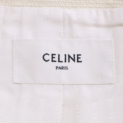 CELINE セリーヌ 美品 国内正規 2V57M410T クロップド オフィサー ジャケット 36