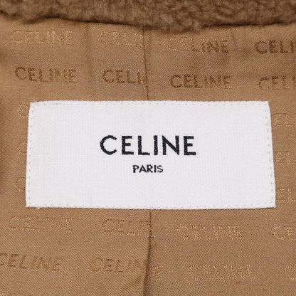 CELINE セリーヌ 美品 国内正規 2V22V382V カシミヤシルク チェルシーブルゾン ジャケット 34