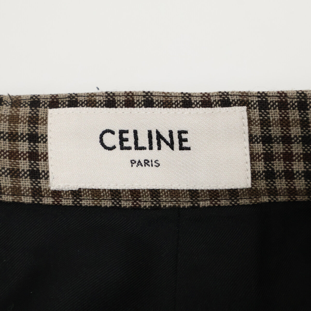 CELINE セリーヌ ｶﾞﾝｸﾗﾌﾞﾁｪｯｸ 2J456984N ｽｶｰﾄ スカート 38