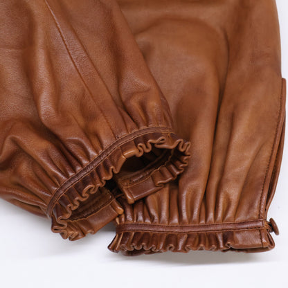 TOM FORD トムフォード 【美品】ベルトデザイン グラデーションレザー ジップアップ ジャケット 36