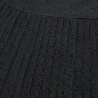 Christian Dior クリスチャンディオール ﾌﾞﾗｯｸ 7E21305A1810 ﾄﾞｯﾄ ｽｶｰﾄ スカート 38