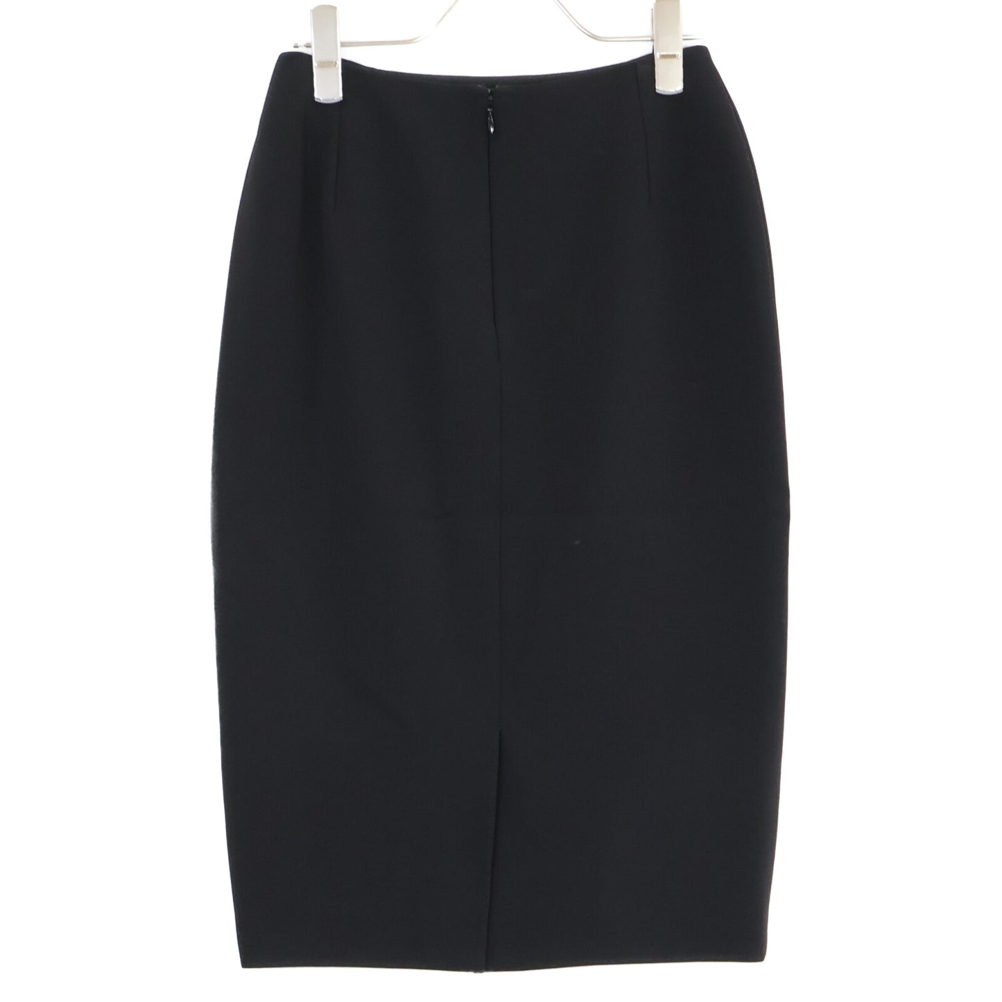 Christian Dior クリスチャンディオール ﾌﾞﾗｯｸ ﾄﾞｯﾄ 7E21305A1810 ﾁｭｰﾙ ﾛﾝｸﾞｽｶｰﾄ スカート 34