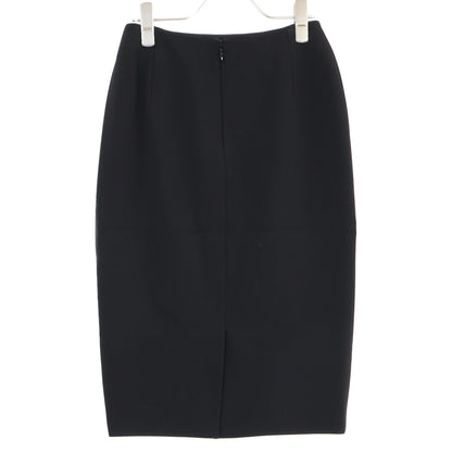 Christian Dior クリスチャンディオール ﾌﾞﾗｯｸ ﾄﾞｯﾄ 7E21305A1810 ﾁｭｰﾙ ﾛﾝｸﾞｽｶｰﾄ スカート 34