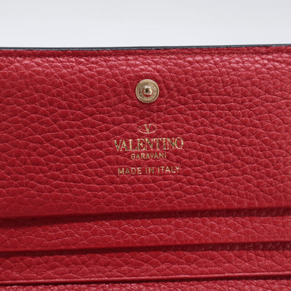 Valentino Garavani ヴァレンティノガラヴァーニ 【美品】TW2P0P39VSH ロックスタッズ 二つ折り財布（小銭入れあり）