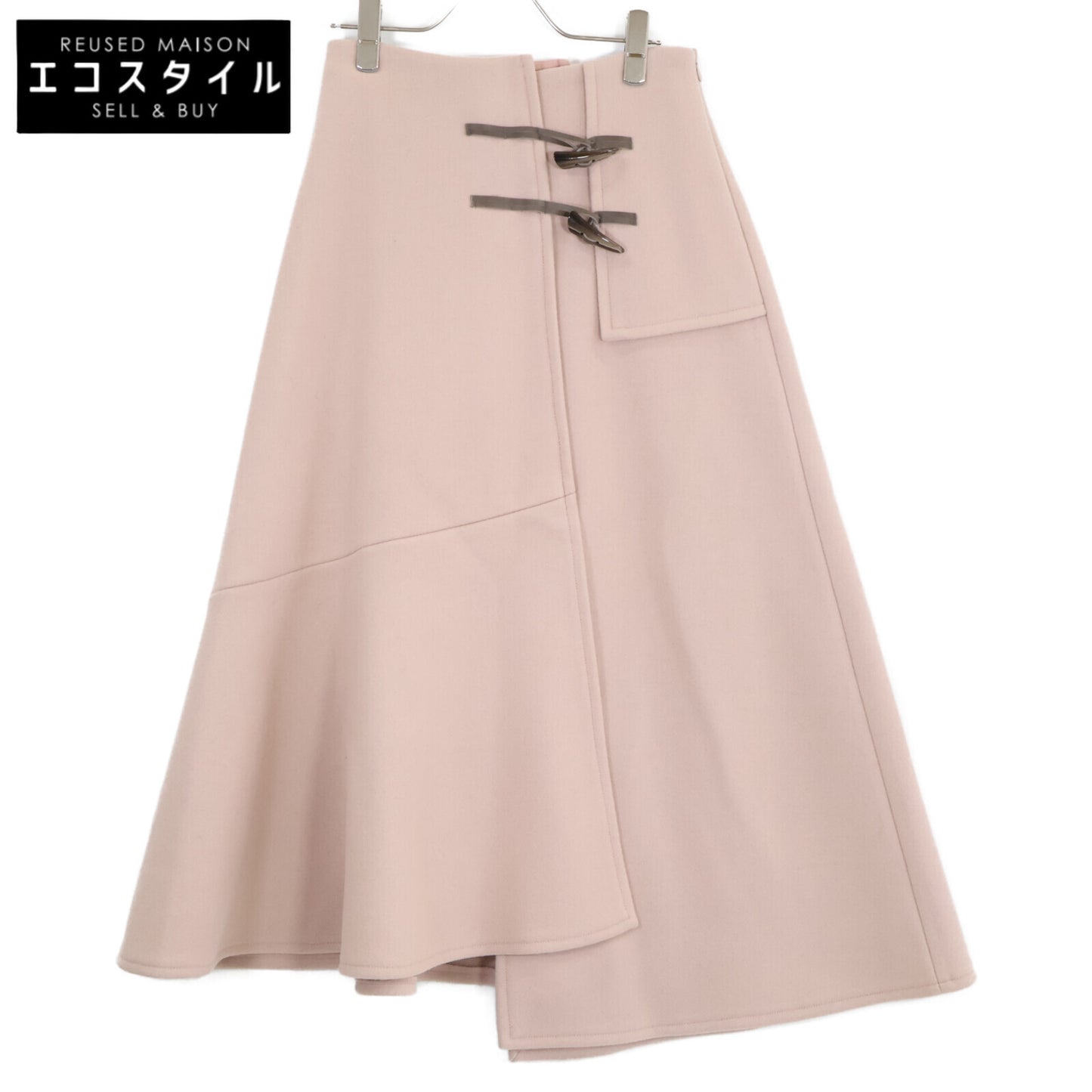 AMERI アメリ ﾋﾟﾝｸ undressed duffle detail skirt スカート S