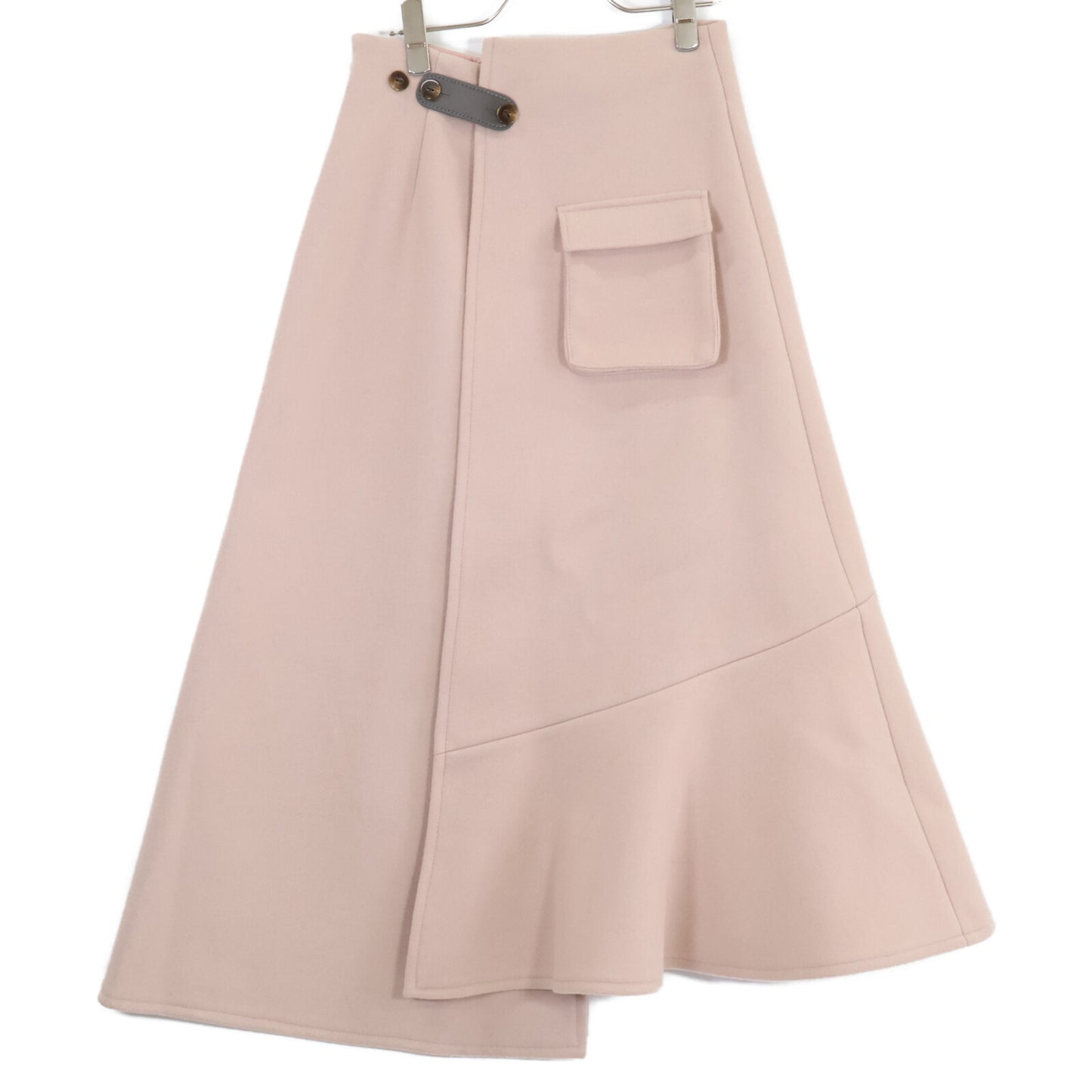 AMERI アメリ ﾋﾟﾝｸ undressed duffle detail skirt スカート S
