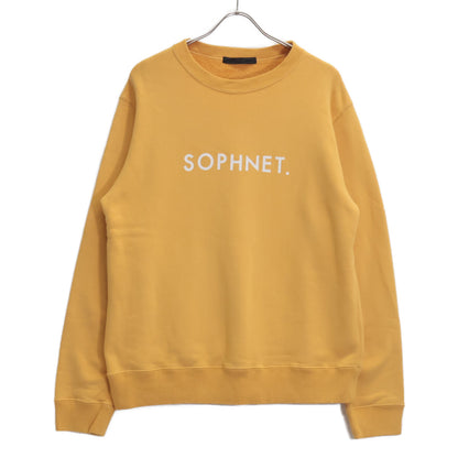 SOPHNET. ソフネット ｲｴﾛｰ SOPH-242056 ｸﾙｰﾈｯｸｽｳｪｯﾄｼｬﾂ トップス M