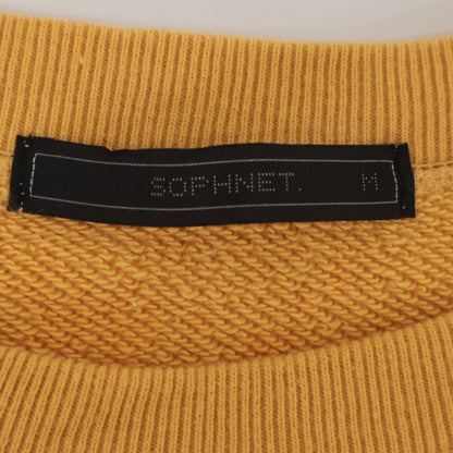 SOPHNET. ソフネット ｲｴﾛｰ SOPH-242056 ｸﾙｰﾈｯｸｽｳｪｯﾄｼｬﾂ トップス M