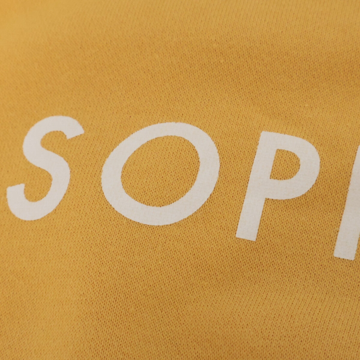 SOPHNET. ソフネット ｲｴﾛｰ SOPH-242056 ｸﾙｰﾈｯｸｽｳｪｯﾄｼｬﾂ トップス M