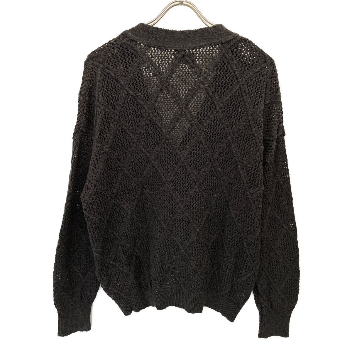 BALLAST ARK バラストアーク ﾁｬｺｰﾙ BA09-K000 ﾀﾞｲﾔﾒｯｼｭｶｰﾃﾞｨｶﾞﾝ トップス F