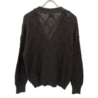 BALLAST ARK バラストアーク ﾁｬｺｰﾙ BA09-K000 ﾀﾞｲﾔﾒｯｼｭｶｰﾃﾞｨｶﾞﾝ トップス F