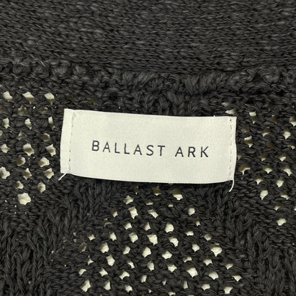 BALLAST ARK バラストアーク ﾁｬｺｰﾙ BA09-K000 ﾀﾞｲﾔﾒｯｼｭｶｰﾃﾞｨｶﾞﾝ トップス F