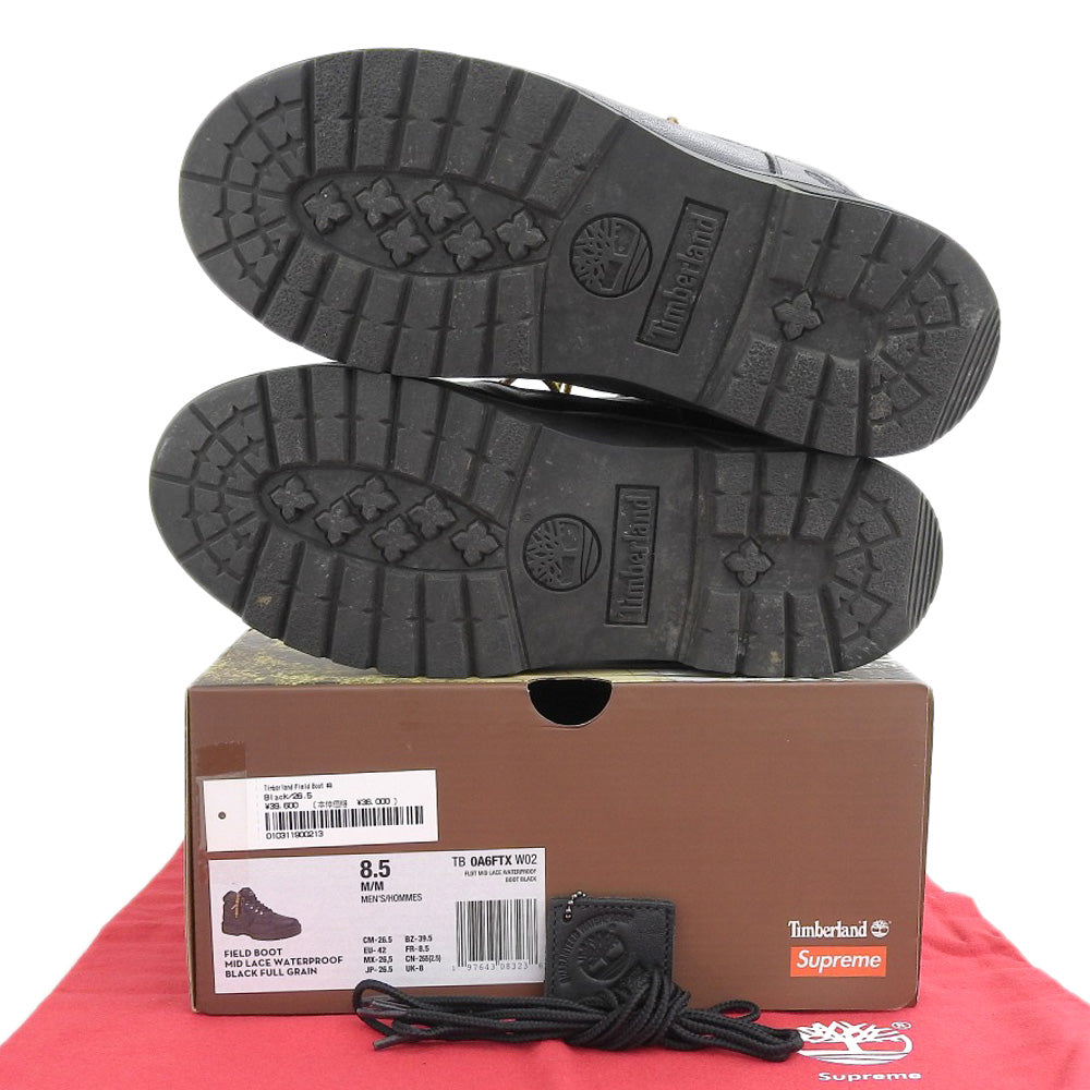 Timberland ティンバーランド フィールドブーツ シューズ メンズ 黒 ブラック 26.5cm TB0A6FTXW02 シューズ 8.5(US)