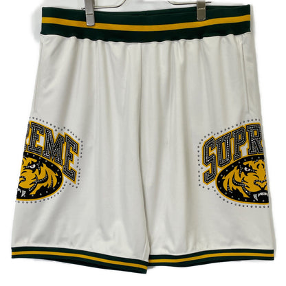 Supreme シュプリーム ｱｲﾎﾞﾘｰ/ｸﾞﾘｰﾝ ｽﾀｯｽﾞ ﾊﾞｽｹｯﾄﾎﾞｰﾙｼｮｰﾂ ボトムス L