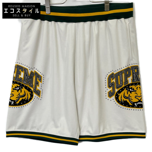 Supreme シュプリーム ｱｲﾎﾞﾘｰ/ｸﾞﾘｰﾝ ｽﾀｯｽﾞ ﾊﾞｽｹｯﾄﾎﾞｰﾙｼｮｰﾂ ボトムス L