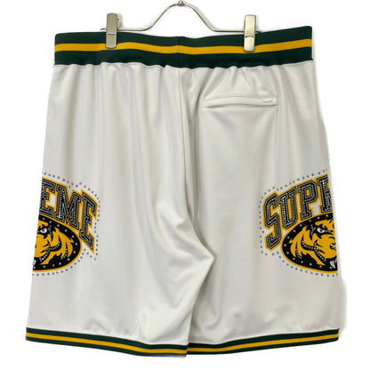 Supreme シュプリーム ｱｲﾎﾞﾘｰ/ｸﾞﾘｰﾝ ｽﾀｯｽﾞ ﾊﾞｽｹｯﾄﾎﾞｰﾙｼｮｰﾂ ボトムス L