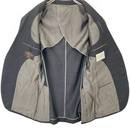 UNIVERSAL LANGUAGE ユニバーサルランゲージ HHU019 ｸﾞﾚｰ ｽﾘｰﾋﾟｰｽｼﾞｬｹｯﾄ スーツ セットアップ 46－8DROP