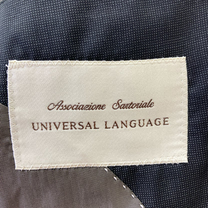 UNIVERSAL LANGUAGE ユニバーサルランゲージ HHU019 ｸﾞﾚｰ ｽﾘｰﾋﾟｰｽｼﾞｬｹｯﾄ スーツ セットアップ 46－8DROP