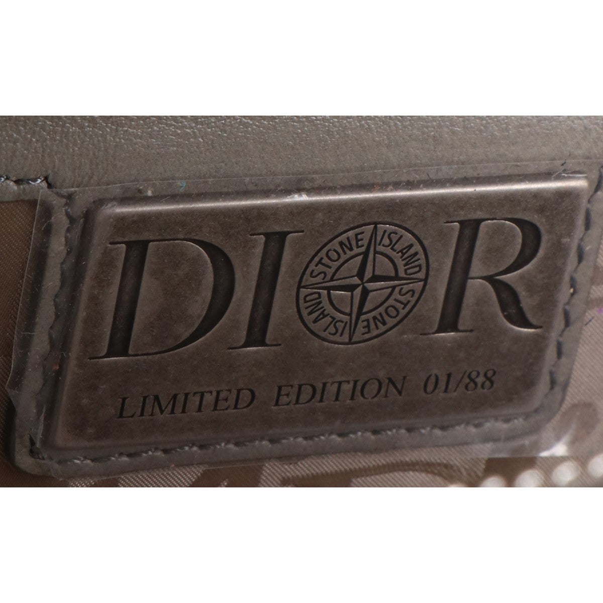 DIOR ディオール x STONE ISLAND 新品同様 コンパスモチーフ ラウンド クロスボディバッグ ショルダーバッグ