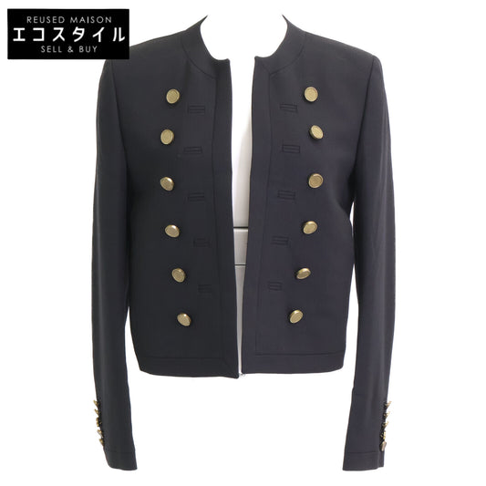SAINT LAURENT PARIS サンローランパリ 【美品/国内正規】321520 エディ期 金ボタン ナポレオン ジャケット 38