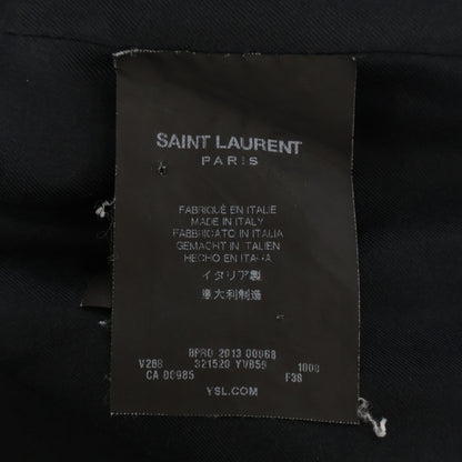 SAINT LAURENT PARIS サンローランパリ 【美品/国内正規】321520 エディ期 金ボタン ナポレオン ジャケット 38