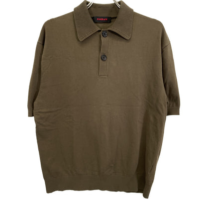 CABaN キャバン 59023102002 コットン ポロニットプルオーバー ポロシャツ M