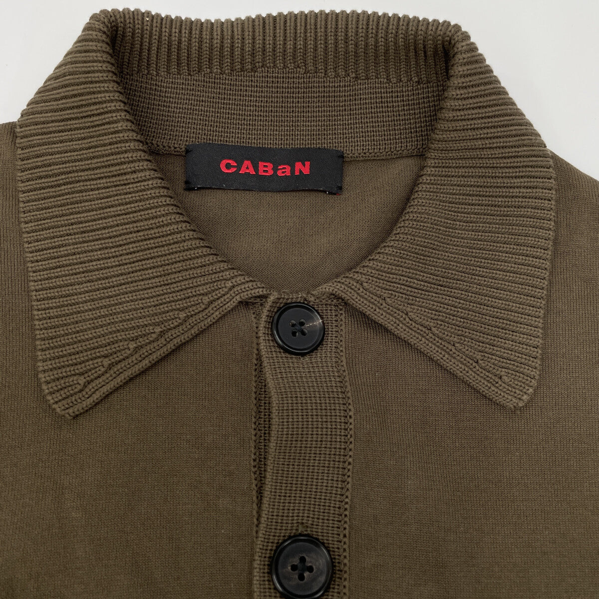 CABaN キャバン 59023102002 コットン ポロニットプルオーバー ポロシャツ M