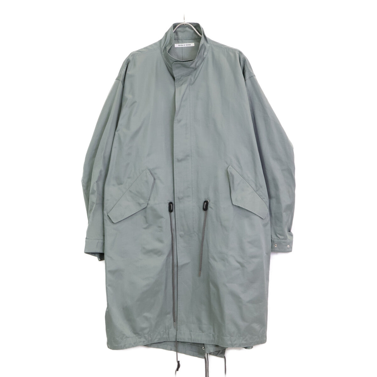 SEVEN BY SEVEN セブン バイ セブン ｸﾞﾚｰ 800-5110012 ﾅｲﾛﾝｼﾙｸ ﾌｨｯｼｭﾃｰﾙｺｰﾄ/M-65 コート M