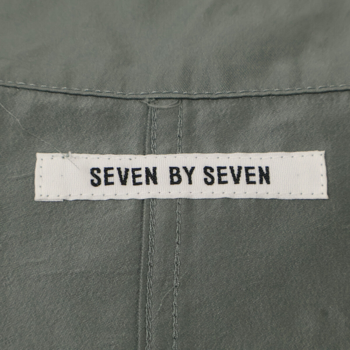 SEVEN BY SEVEN セブン バイ セブン ｸﾞﾚｰ 800-5110012 ﾅｲﾛﾝｼﾙｸ ﾌｨｯｼｭﾃｰﾙｺｰﾄ/M-65 コート M