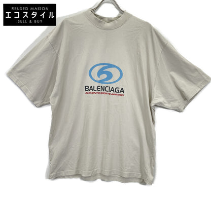 BALENCIAGA バレンシアガ 764235 ｱｲﾎﾞﾘｰ ｳﾞｨﾝﾃｰｼﾞ加工 24SS SURFER MEDIUM FIT TEE トップス L