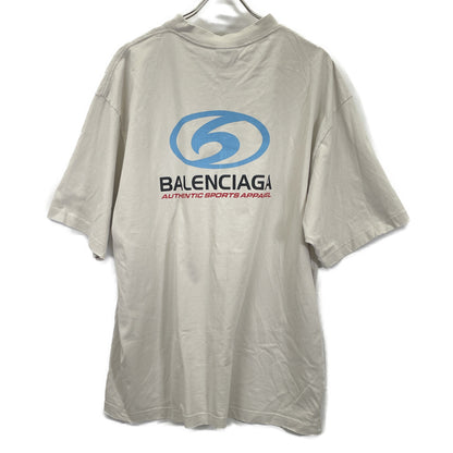 BALENCIAGA バレンシアガ 764235 ｱｲﾎﾞﾘｰ ｳﾞｨﾝﾃｰｼﾞ加工 24SS SURFER MEDIUM FIT TEE トップス L