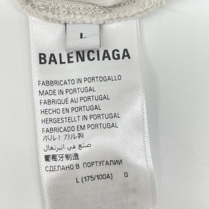 BALENCIAGA バレンシアガ 764235 ｱｲﾎﾞﾘｰ ｳﾞｨﾝﾃｰｼﾞ加工 24SS SURFER MEDIUM FIT TEE トップス L