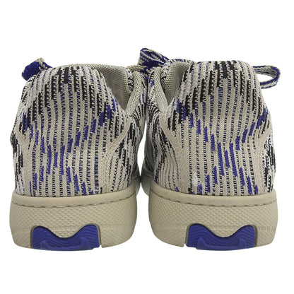 BURBERRY バーバリー BOX KNIT LOW TOP TRAINER ON RUBBER SOLE スニーカー シューズ メンズ グレー系 42 シューズ 42
