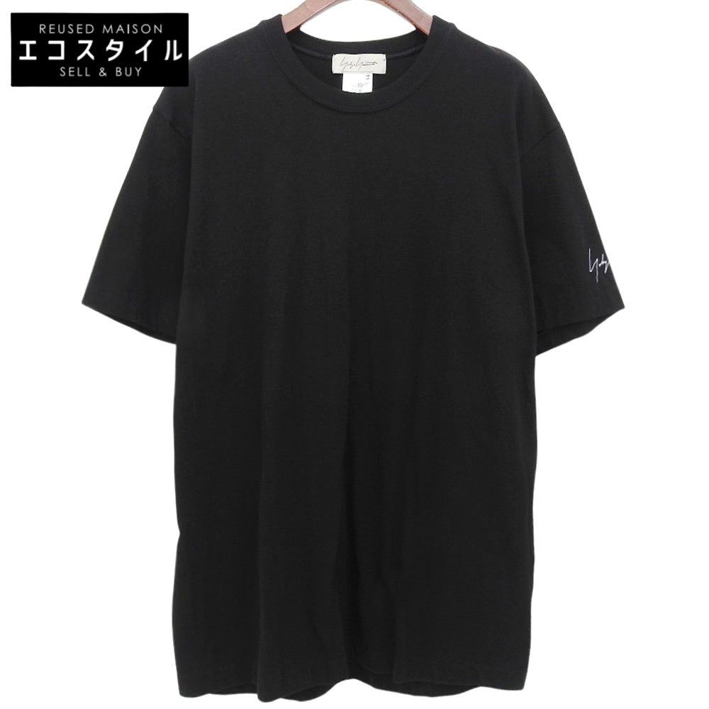 Yohji Yamamoto ヨウジヤマモト 美品 Tシャツ トップス レディース ブラック 2 FS-T51-051C トップス 2