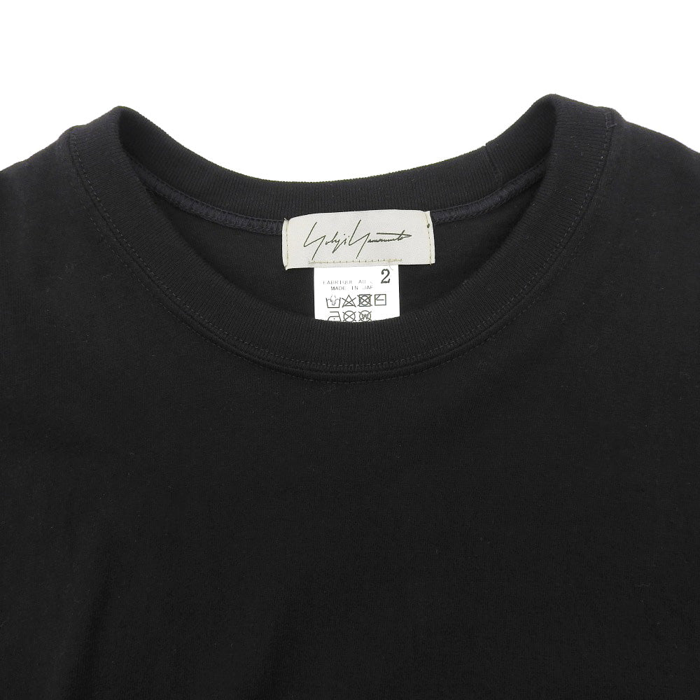 Yohji Yamamoto ヨウジヤマモト 美品 Tシャツ トップス レディース ブラック 2 FS-T51-051C トップス 2