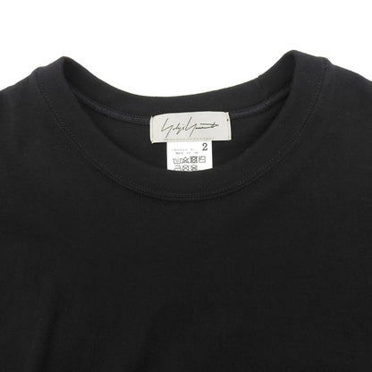 Yohji Yamamoto ヨウジヤマモト 美品 Tシャツ トップス レディース ブラック 2 FS-T51-051C トップス 2